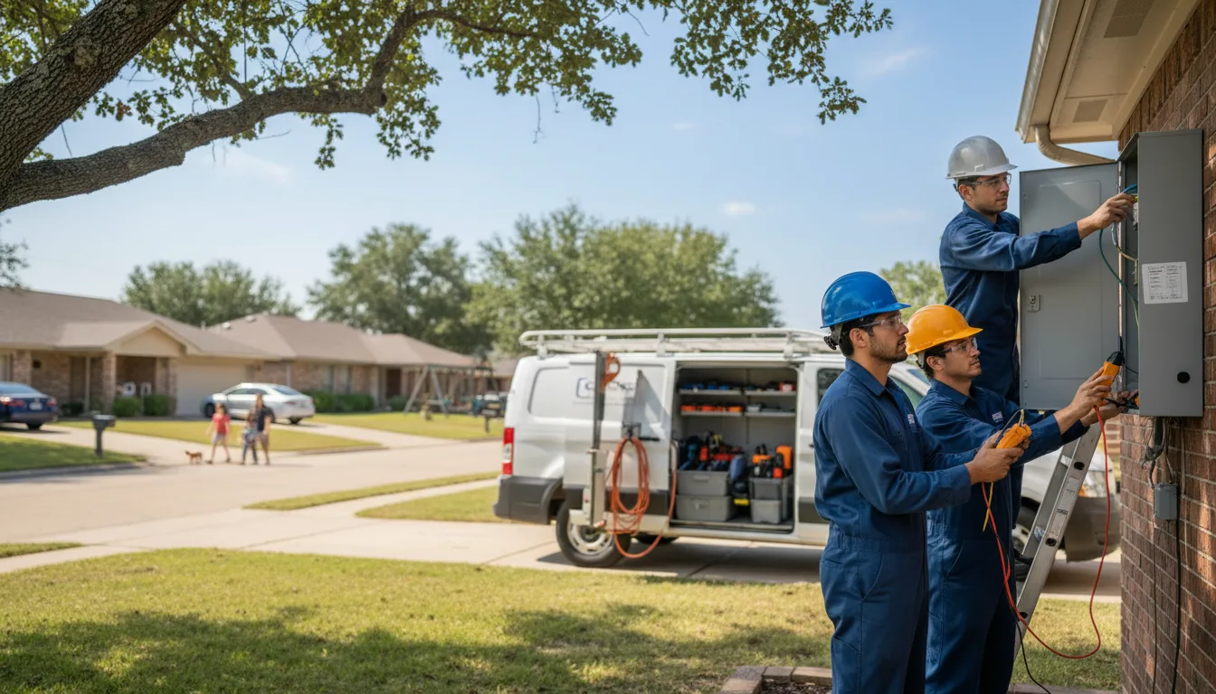 Certified electrician providing emergency electrical services in Stanley, VA